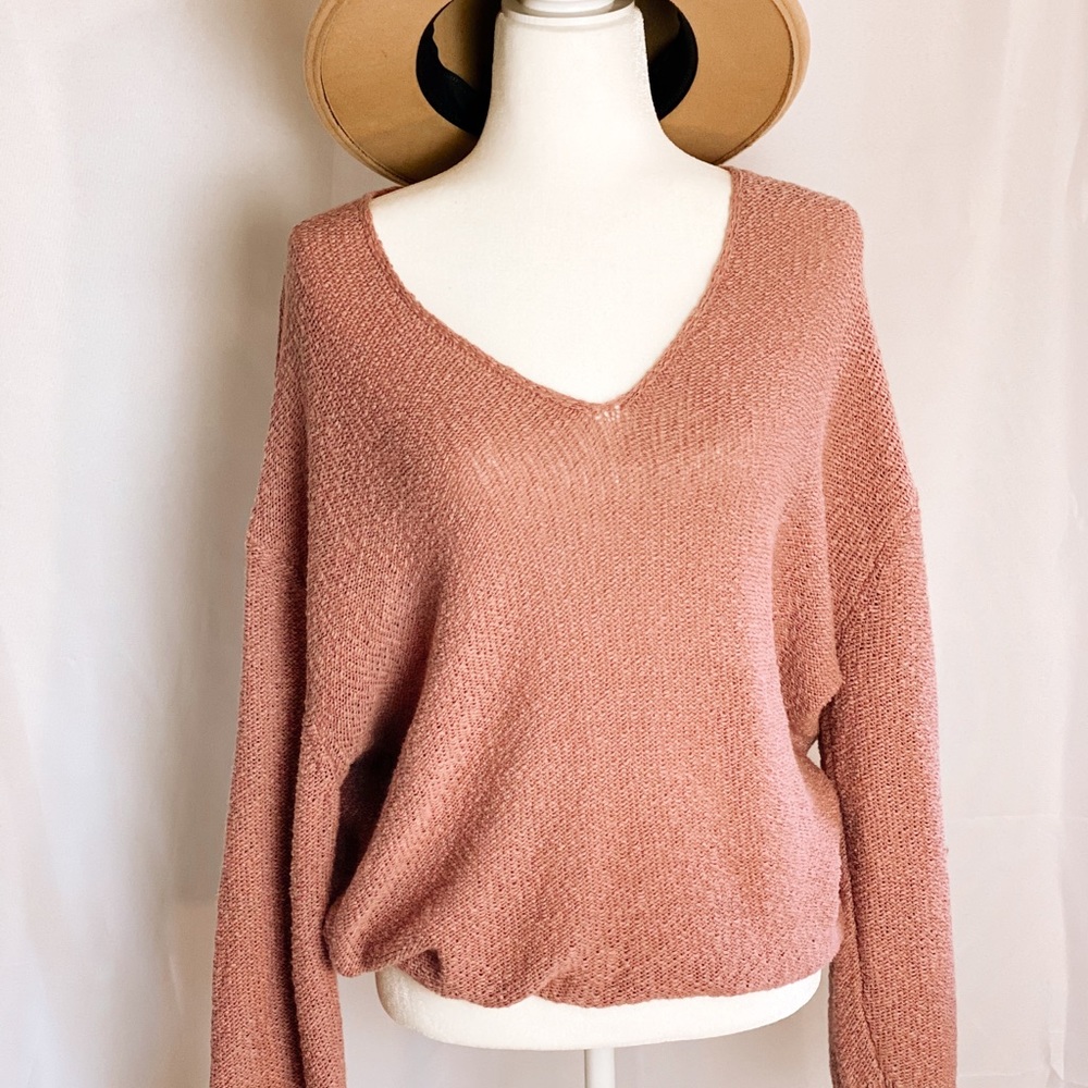 Mauve Oversized Sweater